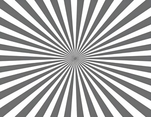 Radial grey and white stripes