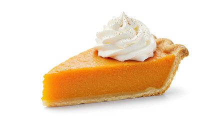 Delicious Slice of Sweet Potato Pie with Whipped Cream 20.