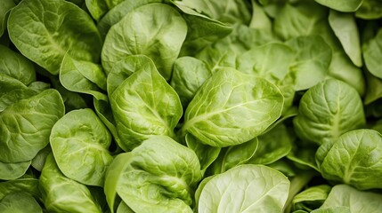 Fresh green spinach leaves create a vibrant and healthy backdrop, perfect for culinary projects, nutrition-focused content, or organic food promotions, Ideal for cookbooks or health articles,