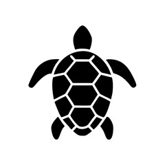 Fototapeta premium Sea turtle icon. Vector illustration isolated o white background