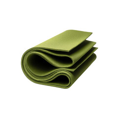 Rolled Olive Green Felt Sheets Craft Supplies, Textile Material
