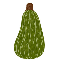 Isolate cucumber item for sticker, icon, label or planner sticker and more.