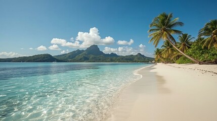 Fototapeta premium Tropical Paradise at Dawn