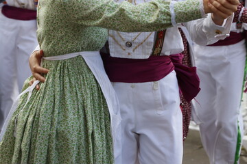 Basque folk dance performance