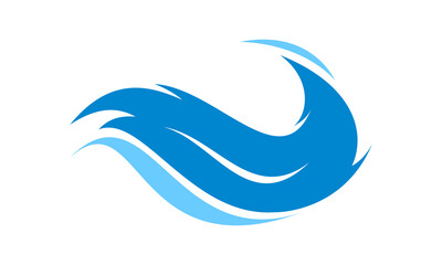 Big wave illustration design vector