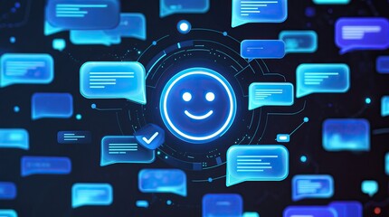 Fototapeta premium Artificial Intelligence in Dialogue and Networked Interaction