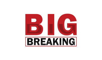 Big Breaking News Alert Live Update modern background