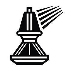 3D Printing Nozzle Icon Vector Design