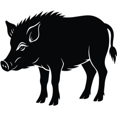 wild boar vector animal