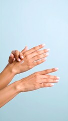 Applying hand cream (1)