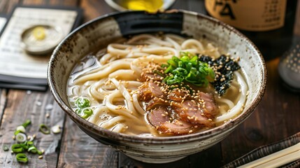 Udon Noodles: Authentic Japanese Thick Wheat Noodles for Stir-Fry, Soup & Hot Pot. Chewy Texture, Versatile in Recipes &ndash; Miso Udon, Yaki Udon, Cold Udon. Easy to Cook, Perfect for Quick Meals or Tradi