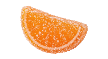 Isolated Orange Slice Candy
