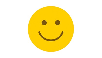 Fototapeta premium Yellow Smiley Face Image Analysis