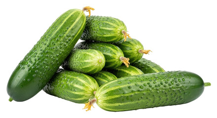 Isolated Cucumbers