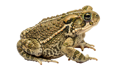 Isolated American Toad
