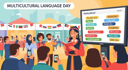Multicultural Language Day Celebration: A Vibrant Gathering of Diverse Cultures