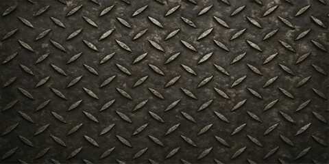 Rough textured surface of an old industrial steel plate background