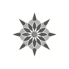 Obraz premium a minimalist mandala with clean lines and simple g