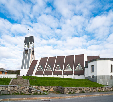 Hammerfest church in Norway