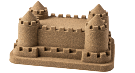 Isolated Sand Castle