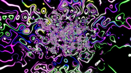 曖昧で幻想的な夢の残像みたいなマーブル模様