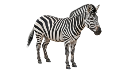 Isolated Zebra