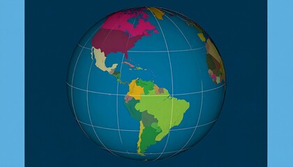 World map globe