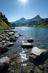 breathtaking mountain hike with ar weather analysis serene ambiance of nature