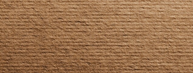 Close-up view of a textured, light brownish-tan paper or cardboard surface with horizontal, slightly raised lines