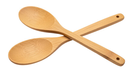 Isolated Wooden Spoons