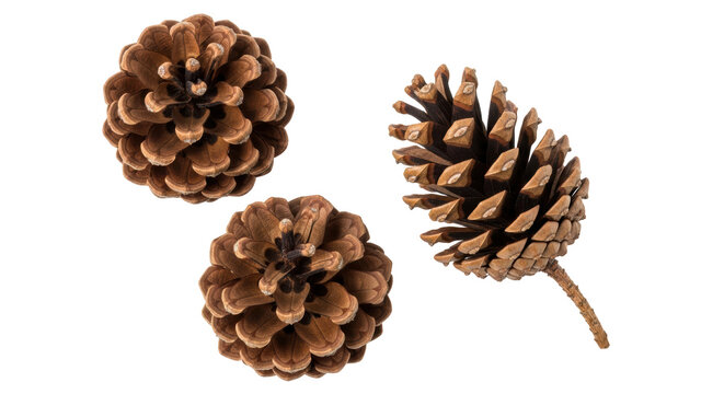 Isolated Pine cones