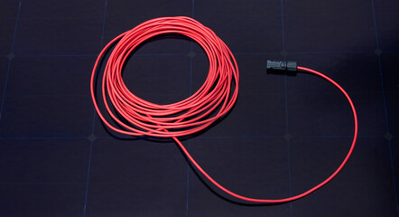 solar panel, electrician tools, red cable, installation equipment, renewable energy