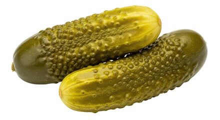 Isolated Pickled Gherkins
