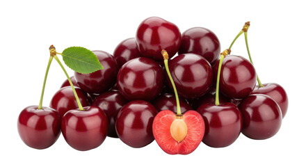 Isolated Cherries