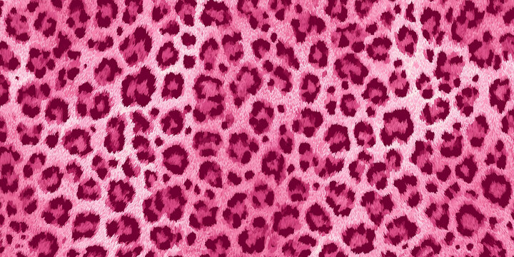 pink leopard print pattern, trendy animal skin texture for fashion design, textile, packaging, wallpapers, and stylish backgrounds