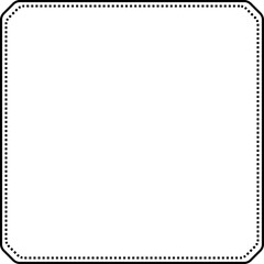 Creative simple vertical border and Frame, Transparent border