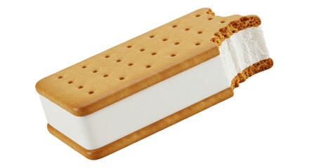 Isolated Ice Cream Sandwich