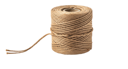 Isolated Spool of Jute Twine