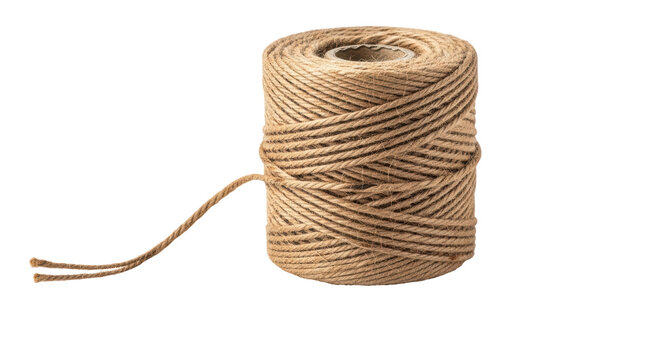 Isolated Spool of Jute Twine
