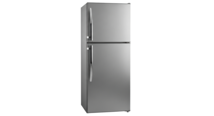 Isolated Stainless Steel Refrigerator