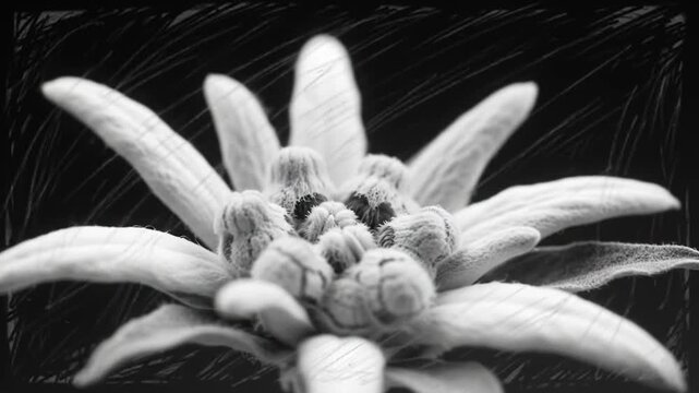 black and white