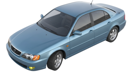 Isolated Sedan Car