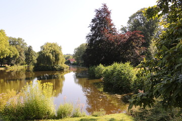 Landschaftspark in Castrop-Rauxel im Ruhrgebiet	