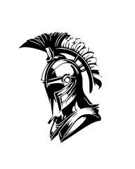 warrior helmet vector