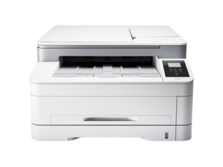 Copier on a transparent background