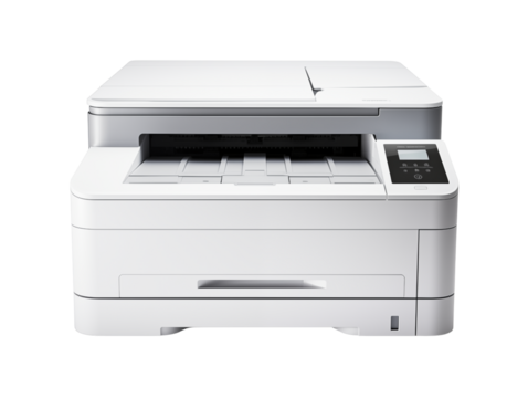 Copier on a transparent background