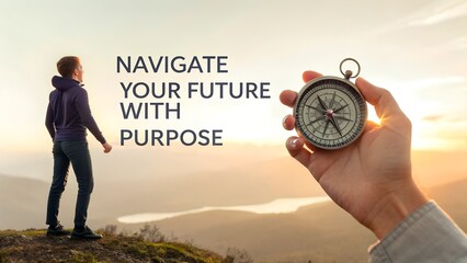 Navigate Your Future With Purpose in Nature and Adventure Setting