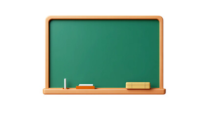 blackboard with chalk