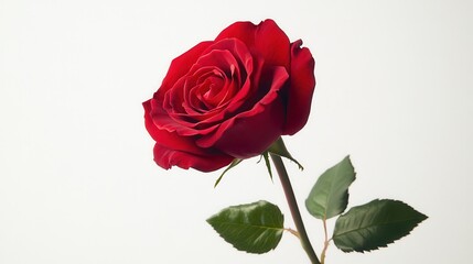 Elegant rose in indoor studio setting during daytime