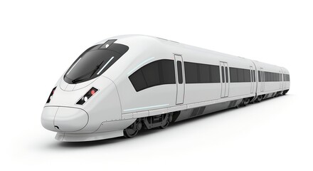 Naklejka premium futuristic passenger train